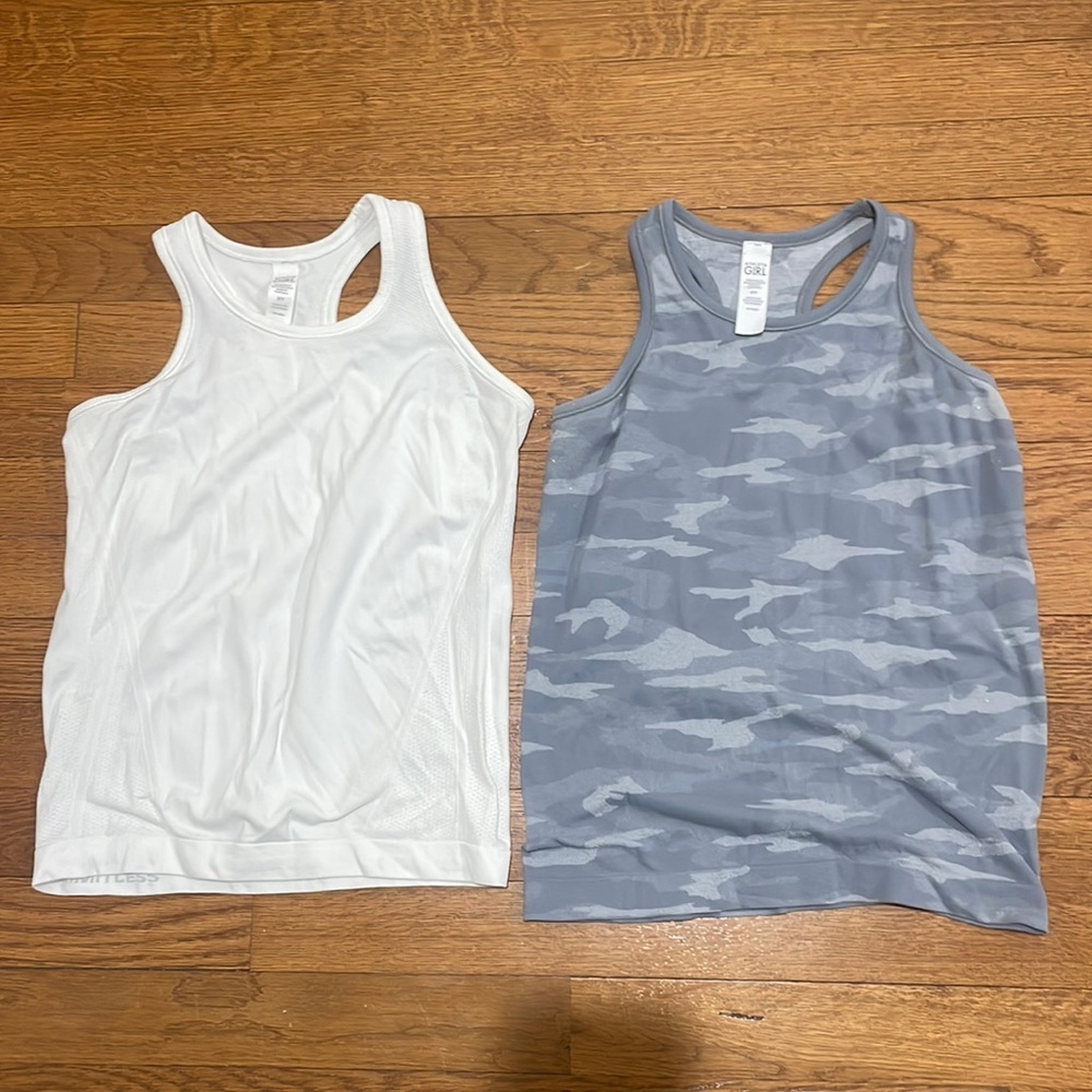 Athleta girl tank tops 2 pack